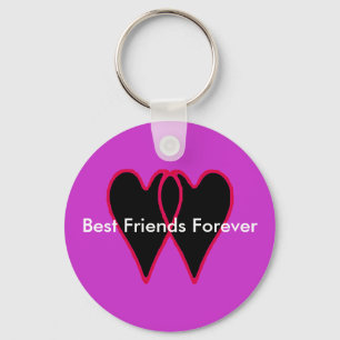 Beste vrienden voor altijd Het museum Zazzle Gifts Sleutelhanger
