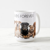 Beste vrienden voor altijd hond koffiemok (Voorkant rechts)