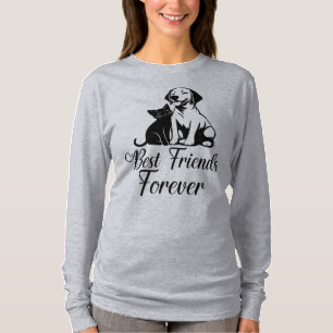 Beste vrienden voor altijd, huisdieren eigenaar ca t-shirt