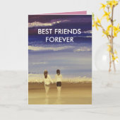 Beste Vrienden voor altijd Kaart (Gele Bloem)