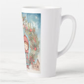 Beste vrienden voor altijd Kerstmis Latte Mok (Rechts)