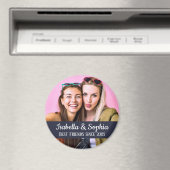 Beste vrienden voor altijd moderne BFF foto Magneet (Insitu (Vaatwasser))