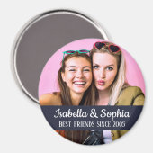 Beste vrienden voor altijd moderne BFF foto Magneet (Voorkant / Achterkant)