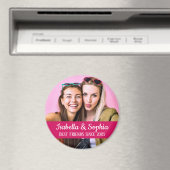 Beste vrienden voor altijd moderne BFF foto Magneet (Insitu (Vaatwasser))