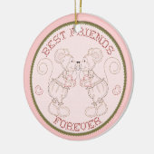Beste vrienden voor altijd muizen Ornament (Links)