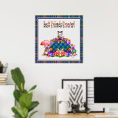 Beste vrienden voor altijd Pixel Art Poster (Thuiskantoor)