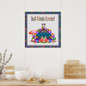 Beste vrienden voor altijd Pixel Art Poster (Keuken)