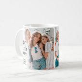 Beste Vrienden Voor Altijd Script 2 Foto Koffiemok (Voorkant links)