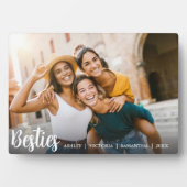 Beste vrienden voor altijd vriendschap fotoplaat (voorkant)