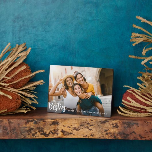 Beste vrienden voor altijd vriendschap fotoplaat (Zijkant)