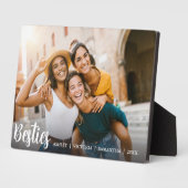 Beste vrienden voor altijd vriendschap fotoplaat (Zijkant)