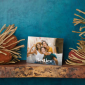 Beste vrienden voor altijd vriendschap fotoplaat (Zijkant)