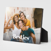 Beste vrienden voor altijd vriendschap fotoplaat (Zijkant)