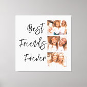 Beste vrienden voor altijd Vriendschap Gift Fotoco Canvas Afdruk (Voorkant)