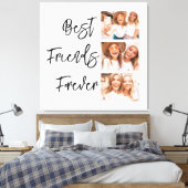 Beste vrienden voor altijd Vriendschap Gift Fotoco Canvas Afdruk (Insitu (Slaapkamer))