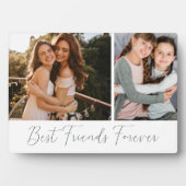 Beste vrienden voor altijd witte foto, handgeschre fotoplaat (voorkant)