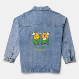 BESTE VRIENDEN VOOR ALTJD, GRAPPIG, GEZELLIGE KADO DENIM JACKET