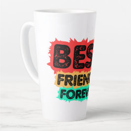 BESTE VRIENDEN VOOR ALTJD RETRO VRIENDEN, VRIENDSC LATTE MOK