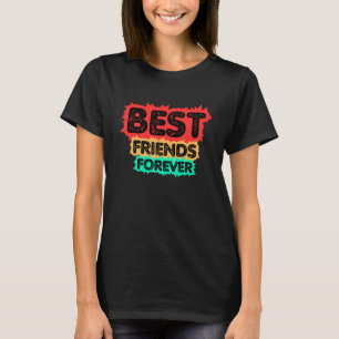 BESTE VRIENDEN VOOR ALTJD RETRO VRIENDEN, VRIENDSC T-SHIRT