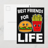 Beste vrienden voor de levensbranche en de Franse  Briefkaart (Voorkant / Achterkant)