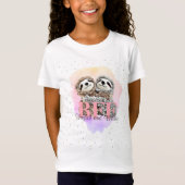 Beste vrienden voor de Sloth Hugs Monogram T-shirt (Voorkant)