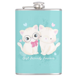 Beste vrienden voor eeuwenoude katten heupfles