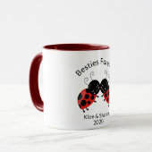 Beste vrienden voor eeuwig Lady Bug koffie Mok (Voorkant links)