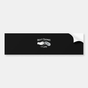 beste vrienden voor het leven in Guinee Funny Gui Bumpersticker