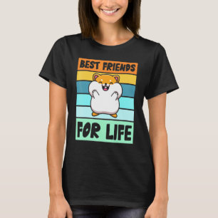 Beste vrienden voor het leven van de sukkelhamster t-shirt