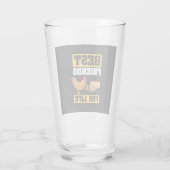 Beste vrienden voor het leven van kippen glas (Achterkant)