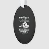 Beste vrienden voor het leven van vader en dochter ornament (voorkant)