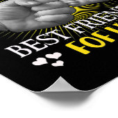 Beste vrienden voor het leven van vader en dochter poster (Hoek)