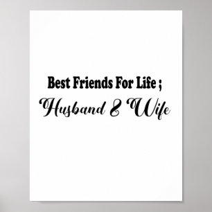 BESTE VRIENDEN VOOR LEVEN, HUSBAND EN WIFE POSTER
