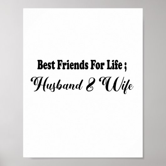 BESTE VRIENDEN VOOR LEVEN, HUSBAND EN WIFE POSTER (Voorkant)