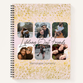 Beste vrienden voor levenslang leren Roze Blush &  Notitieboek