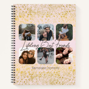 Beste vrienden voor levenslang leren Roze Blush &  Notitieboek