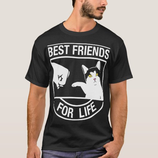 Beste vrienden voor Life_ cat T-shirts (Voorkant)