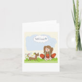 Beste vrienden voor meisjes en honden kaart (Voorkant)