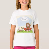 Beste vrienden voor meisjes en honden t-shirt (Voorkant)