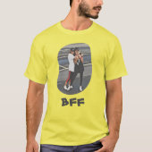 Beste vrienden voor ooit BFF Besties uploaden je f T-shirt (Voorkant)