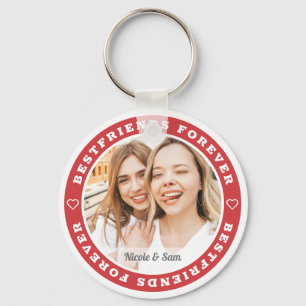 Beste vrienden voor ooit BFF Modern Aangepaste Fot Sleutelhanger