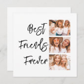 Beste vrienden voor ooit Gift Photo Collage Card (Voorkant / Achterkant)