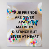 Beste vrienden, waardevol bericht poster (Voorkant)