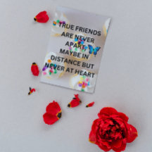 Beste vrienden, waardevol bericht