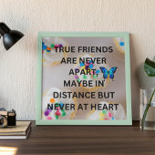 Beste vrienden, waardevol bericht poster