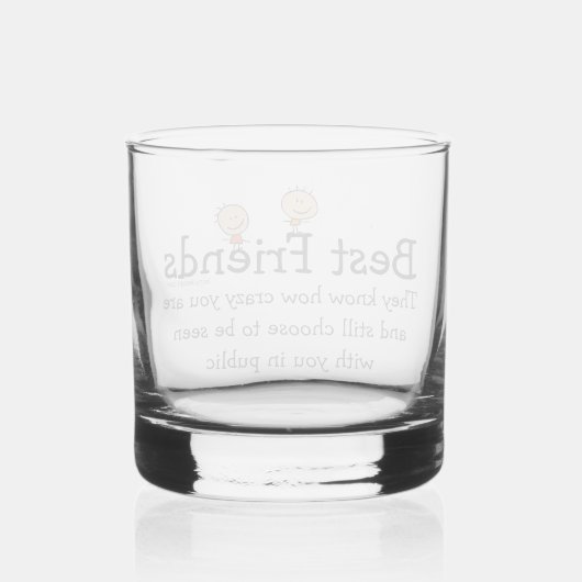 Beste vrienden whisky glas (Achterkant)
