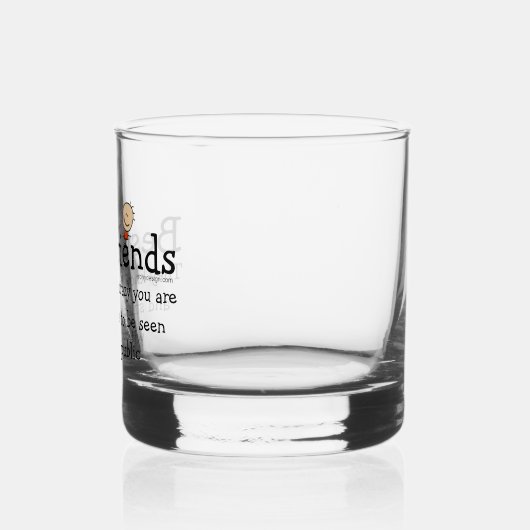 Beste vrienden whisky glas (Links)