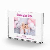 Beste vrienden wit roze BFF foto namen meisje (Rechts)