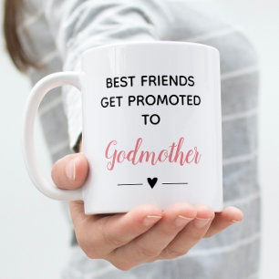 Beste vrienden worden gepromoveerd tot Godmother P Koffiemok