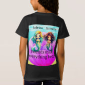 Beste vrienden zeemeerminnen T-shirt (Achterkant)